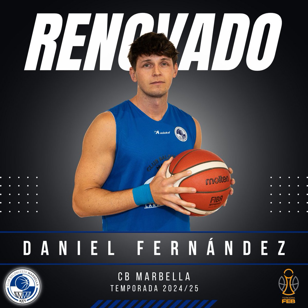 CBMarbella1's tweet image. 🚨 RENOVACIÓN CONFIRMADA 🚨

🏀🔥 ¡SE QUEDA EN CB MARBELLA! 🔥🏀

Nos complace anunciar que Daniel Fernández Munkholm, nuestro dorsal 11, continuará con nosotros la próxima temporada en la Liga Tercera FEB. 🌟