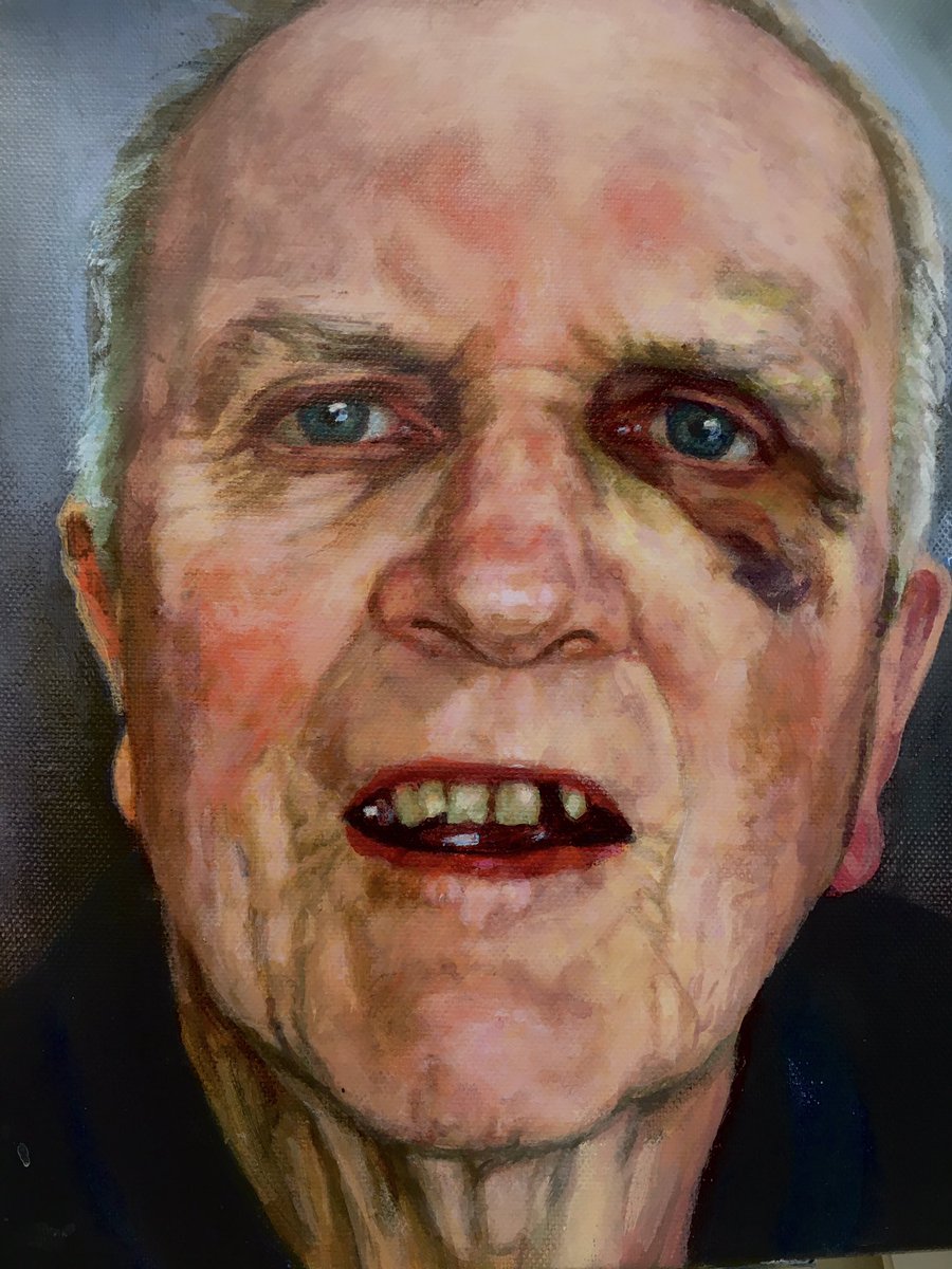 Vicstan's tweet photo. One of my recent portrait paintings #portraits #portraitartist https://t.co/Vd4ton7jLK