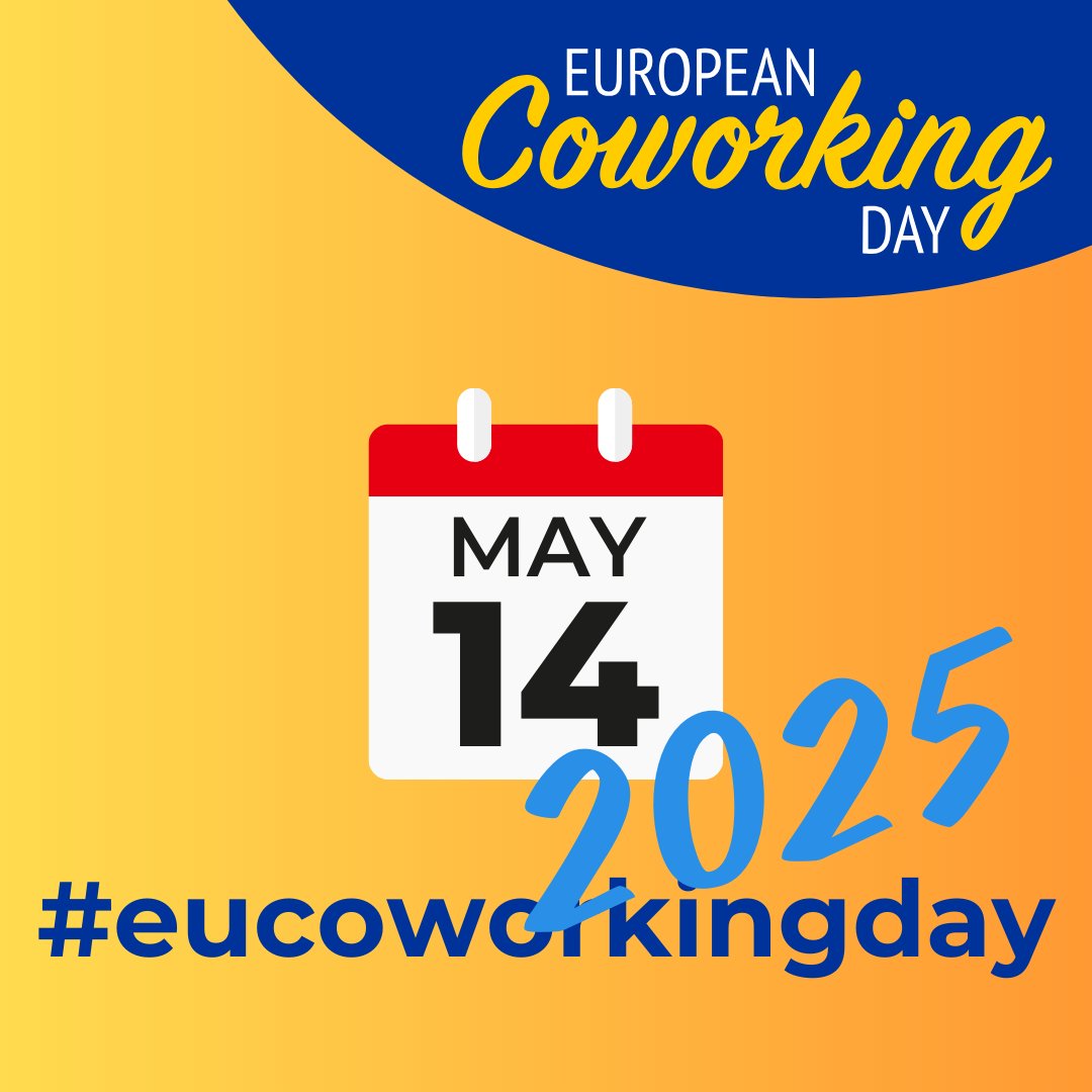 Happy #InternationalCoworkingDay🥂
Open your calendars and mark the date for the next edition of the #EuropeanCoworkingDay:
📅 Wednesday, 14 May 2025
Striving for 250 participating locations from 25 countries!
#coworkingineurope #coworkingeurope #coworking #CoworkingEvent