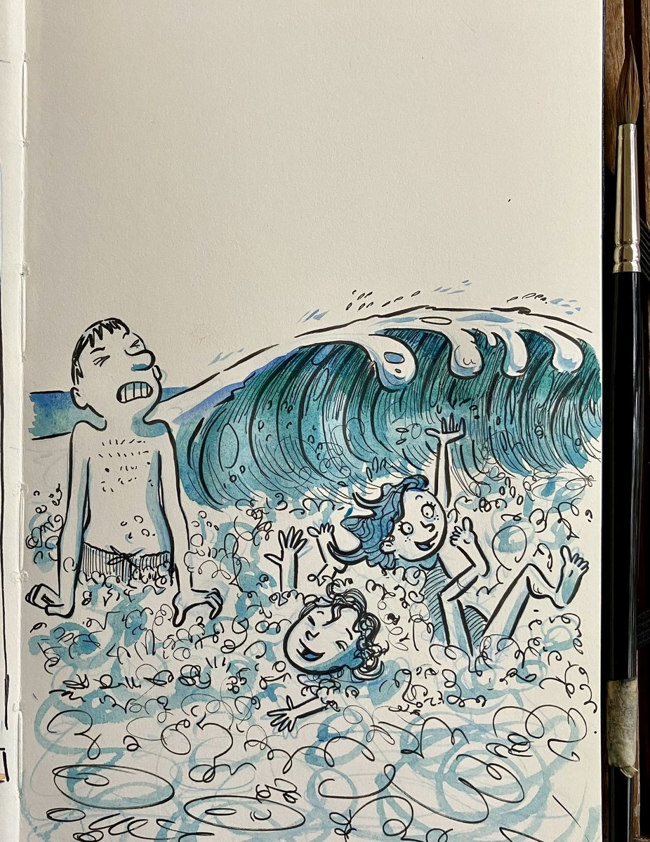 Portuguese breakers #holidaymoleskine