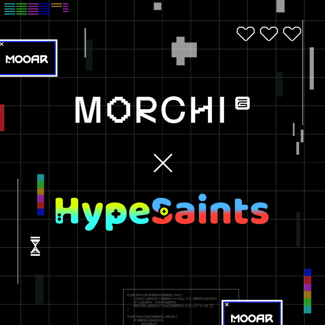 🎉Join the HypeSaints X MORCHI Whitelist Giveaway!

📆 Duration: Aug 9 - Aug 14
📍 Venue: HypeSaints Telegram Group and Discord
🔍 Mint Date: Aug 20

🏆 Winners, kindly provide your Polygon wallets by August 14!

Embark on a thrilling journey with MORCHI, an on-chain mini-game on