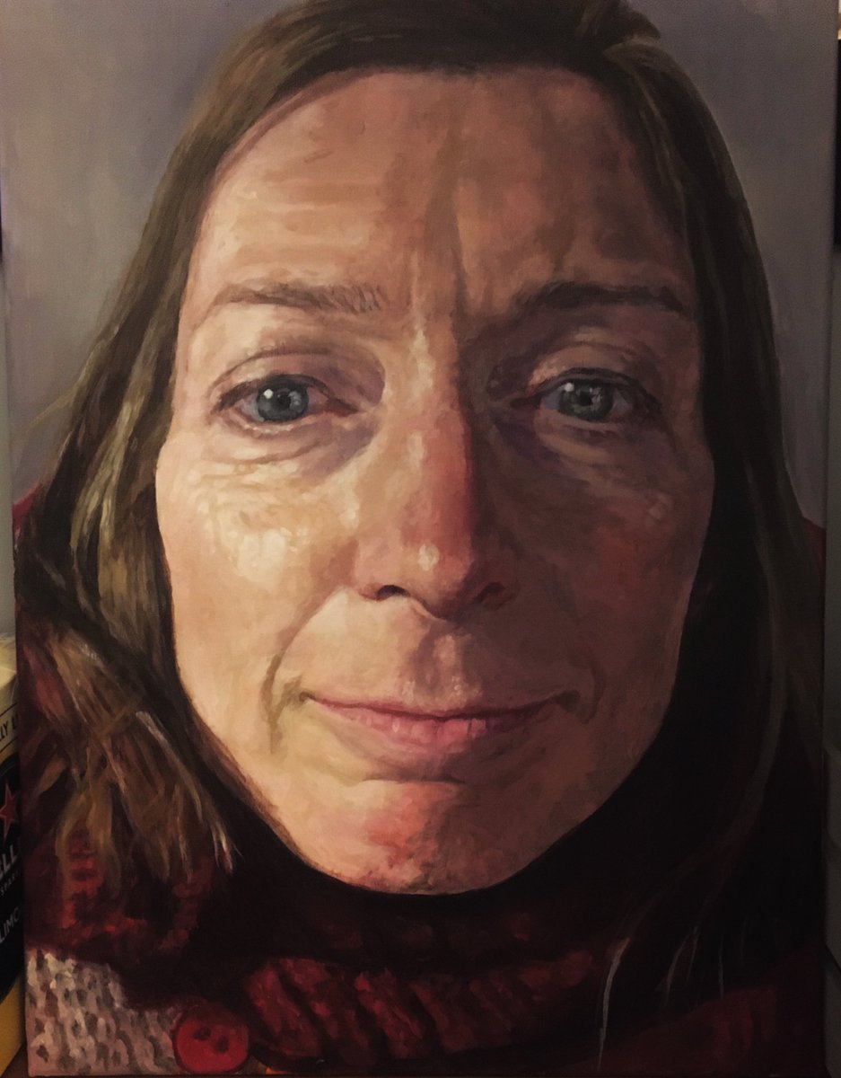 Vicstan's tweet photo. One of my recent self portrait paintings  #selfportraits #paintings #paoty https://t.co/N0Bna4GFwZ