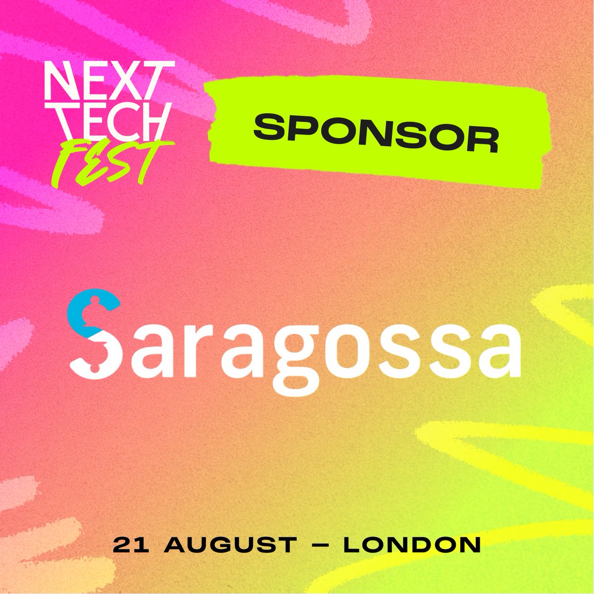 We’re pleased to announce that Saragossa is sponsoring Next Tech Fest this year! 💜

If you haven't registered yet, join the waiting list here and we'll let you know if a space becomes available: eu1.hubs.ly/H0bDGJC0
 
#NextTechFest2024 #WomenInTech