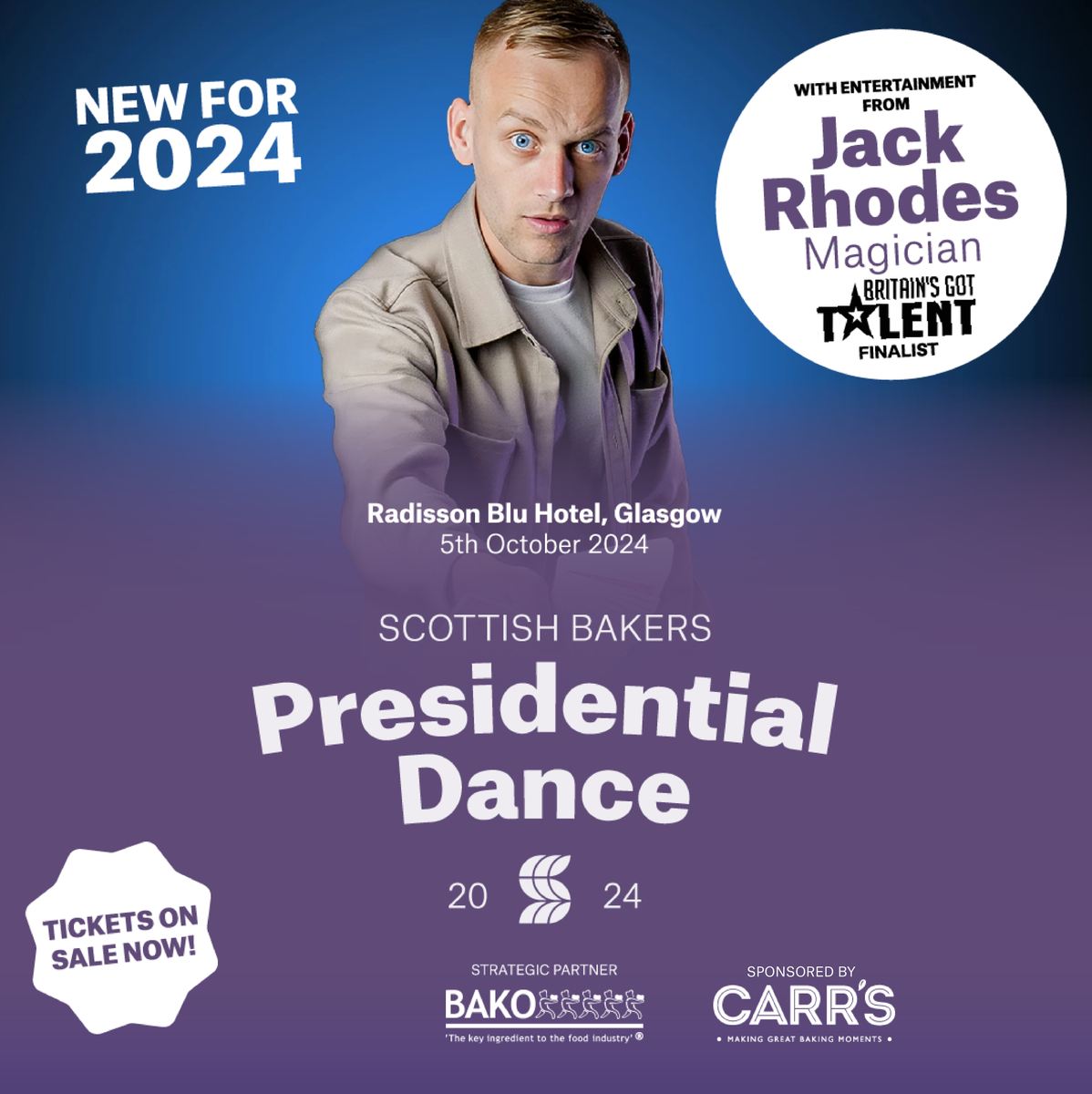 IT'S BACK! Our Presidential Dance returns this October and it's all new for 2024, with our new President Michelle, a new venue and new showstopping entertainment. Find out how you can get your tickets here - 🔗scottishbakers.org/events/scottis…
