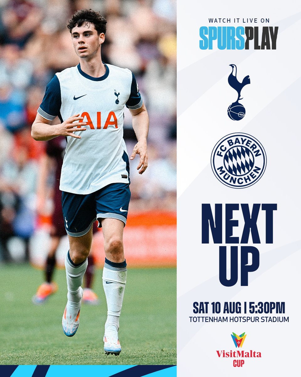 We return to <a href="/SpursStadium/">Tottenham Hotspur Stadium</a> for our last pre-season test! 🔜

🇲🇹 <a href="/VisitMalta/">VisitMalta</a>