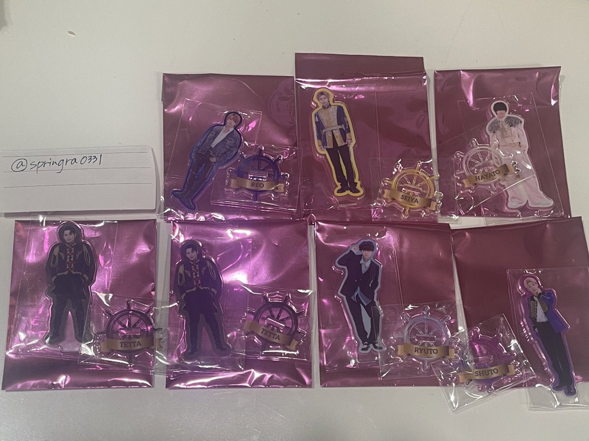 springra0331's tweet image. EBiDAN THE LIVE CRUISE 2024 

エビライ
ランダム グッズ アクスタ 交換

【譲】→玲於・セイヤ・TETTA・
佐野勇斗・芳賀柊斗・山本龍人
【求】→ハル 仁人 高尾兄弟

普通郵便にて発送予定です。
お気軽にお声がけ下さい🙇‍♀️