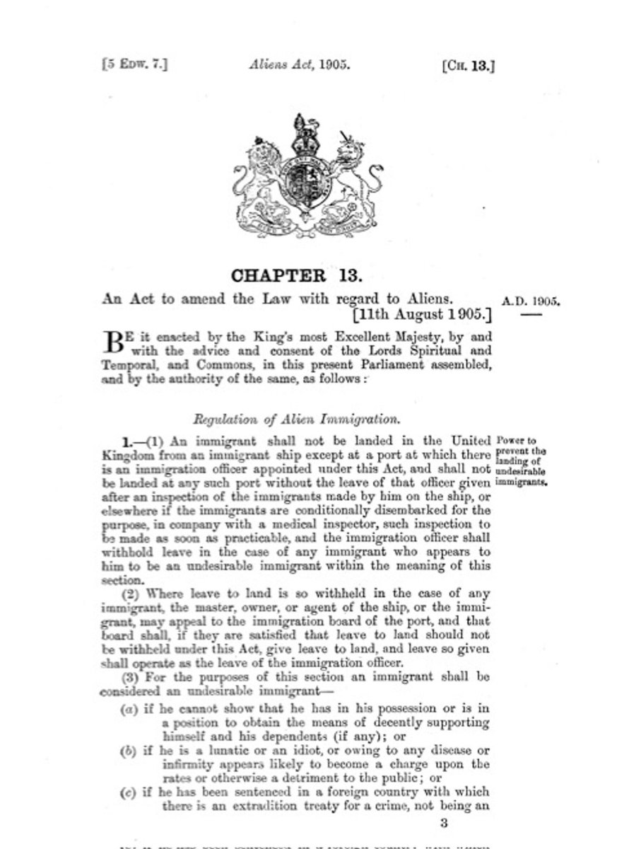 This weekend, it'll be 104 years since the passing of the first law to restrict immigration in the UK. The 1905 Aliens Act aimed to prevent Jews, who were seeking refuge from pogroms in Europe, to come here.

The rhetoric and violence today is a rehash of this. We have to change.