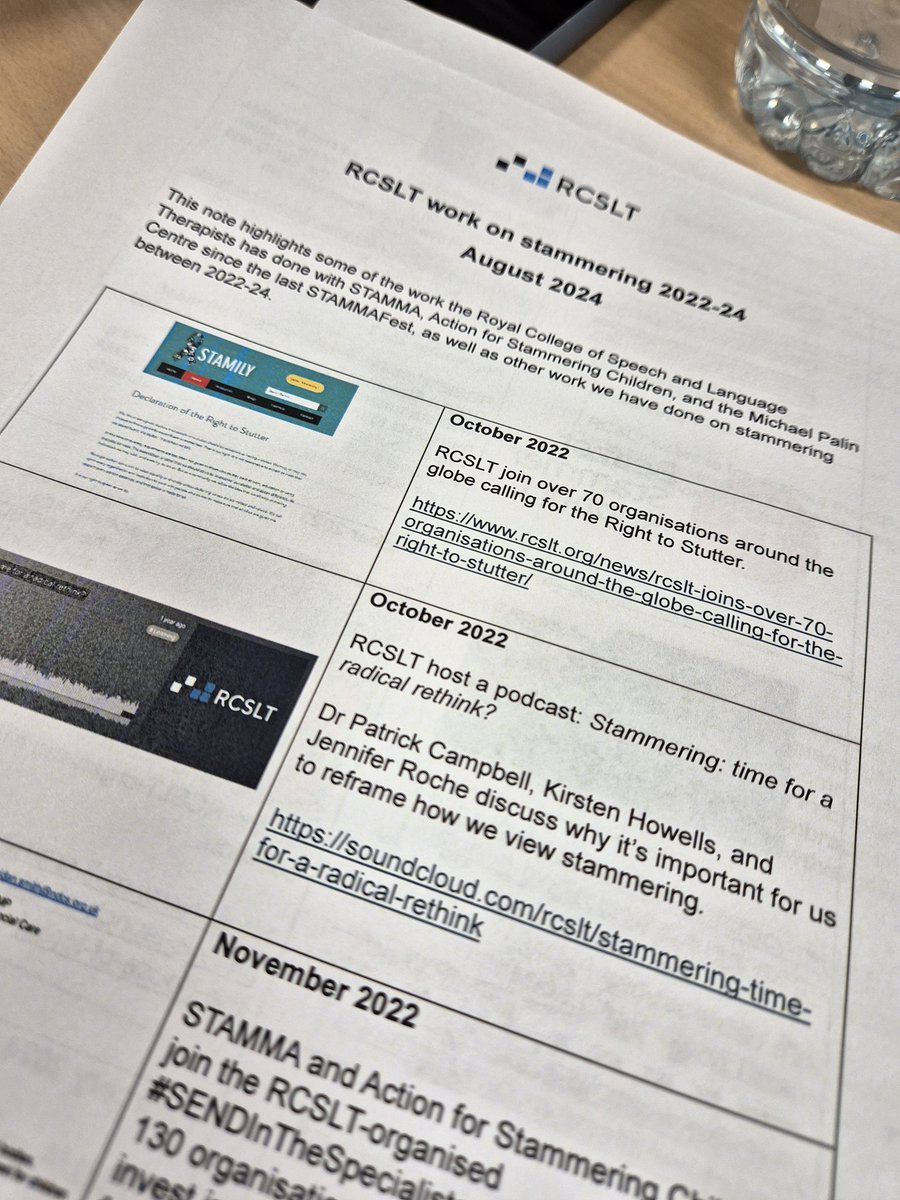 PeterDJust's tweet photo. 😭 Very sad I can't be at #STAMMAFest this year.
🤩 But delighted my @RCSLTpolicy colleague, Elissa, is going.
😍 And what better #FridayFeeling could you have than reflecting on the work @RCSLT's done with @stammer, @ascstammering , @thepalincentre, and many of you since 2022? https://t.co/NNy8eZ0vMU