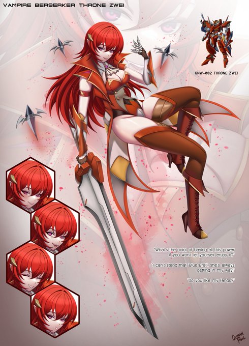 Gundamusume: Arcane Enforcer Celestial being(?) 

Vampire Berserker Throne Zwei will eliminate her enemies without prejudice 

(#30/78)  #Gundam #ガンダム #ガンダ娘 