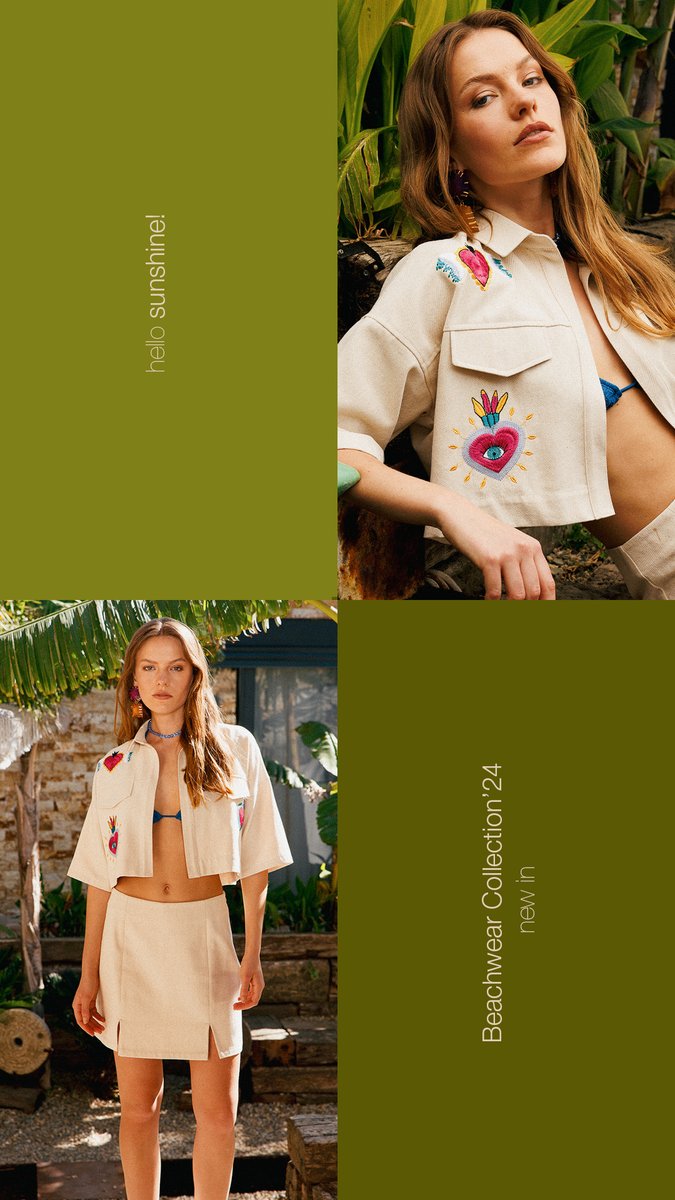 ekolonline's tweet photo. EKOL Beachwear Collection | 2024 ☀️🌴 https://t.co/Y7yUSAu8M8