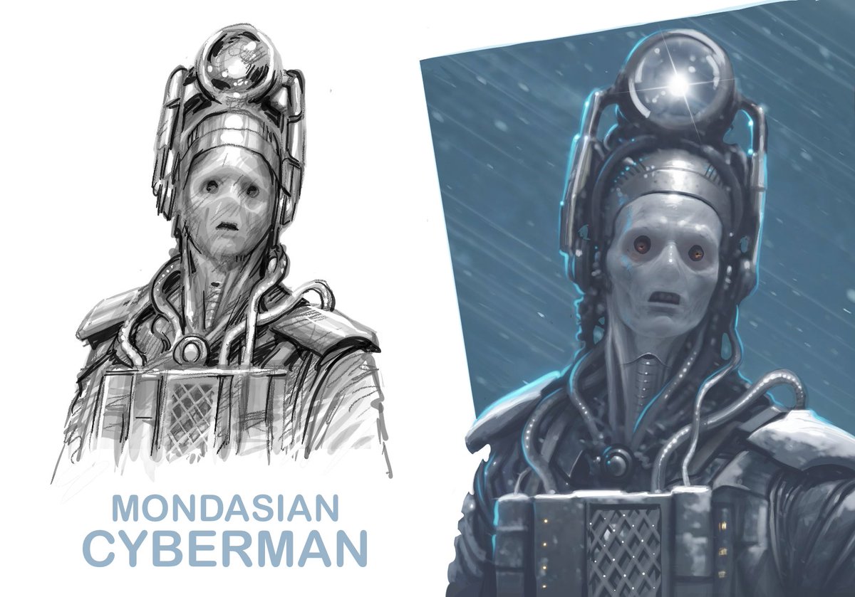 Harnois751's tweet image. Winner of the August 7th poll, the Mondasian Cyberman (reworked). 9 hours left on the latest poll.