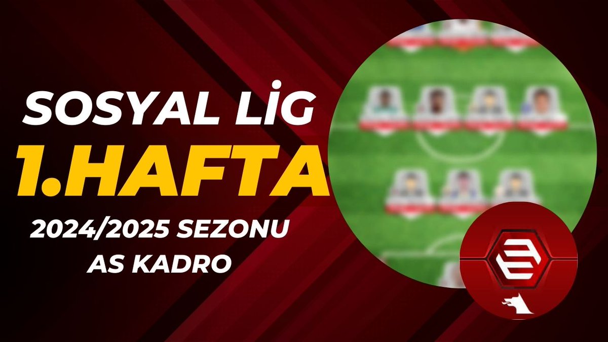 🔴SOSYAL LİG YENİ SEZON

Sosyal Lig'de 1. hafta videosu yayında🥳

📊Takım ve oyuncu analizleri

⚽️Her mevkiden oyuncu tercihleri

🧤2 AS 2 Alternatif kaleci

©️3 kaptan adayı

Hepsi ve daha fazlası bu videoda👇

youtu.be/OC7eCoNGNdM