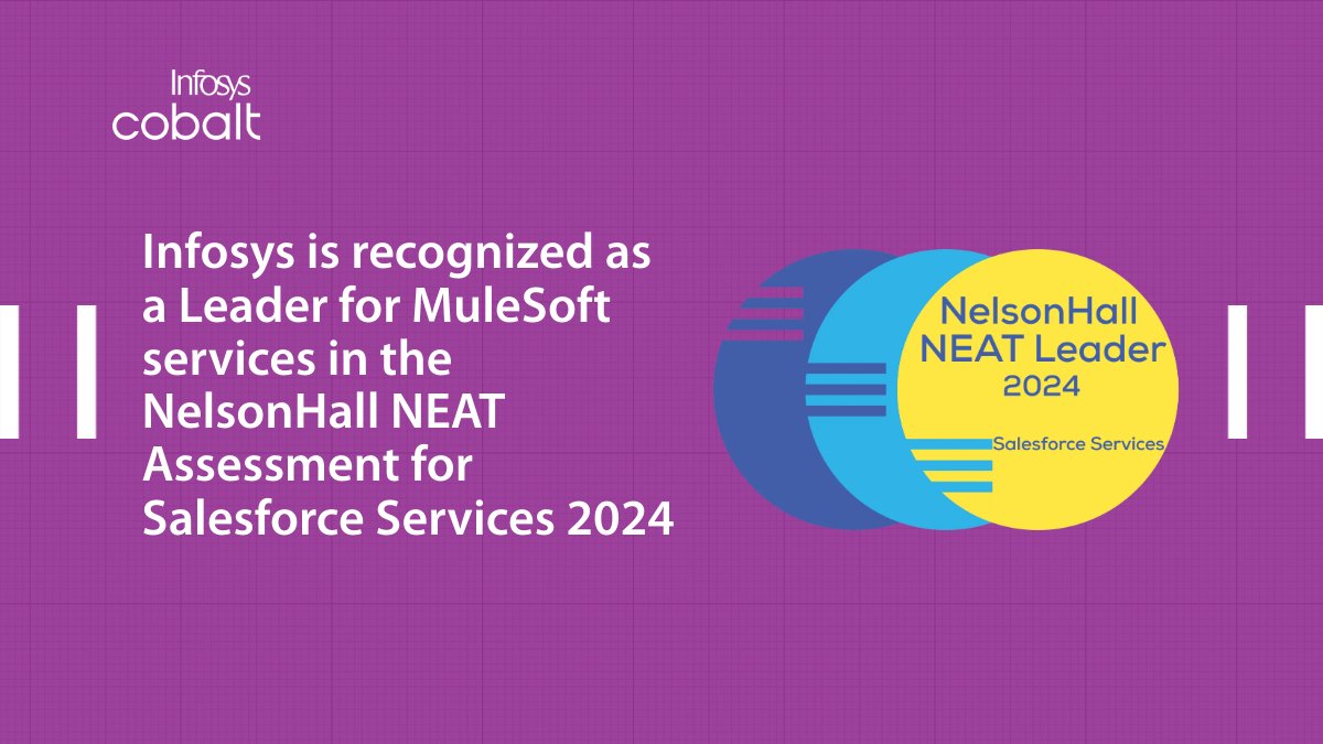 Infosys's tweet photo. The report calls out MuleSoft-specific offerings such as C4E and an API Library.
Read here: https://t.co/JB7BpQzGFV
#InfosysCobalt #InfySalesforcePractice #ScaleNewSummits @simplusnow @FluidoTweets @NHInsight https://t.co/VaHRPfLNfl