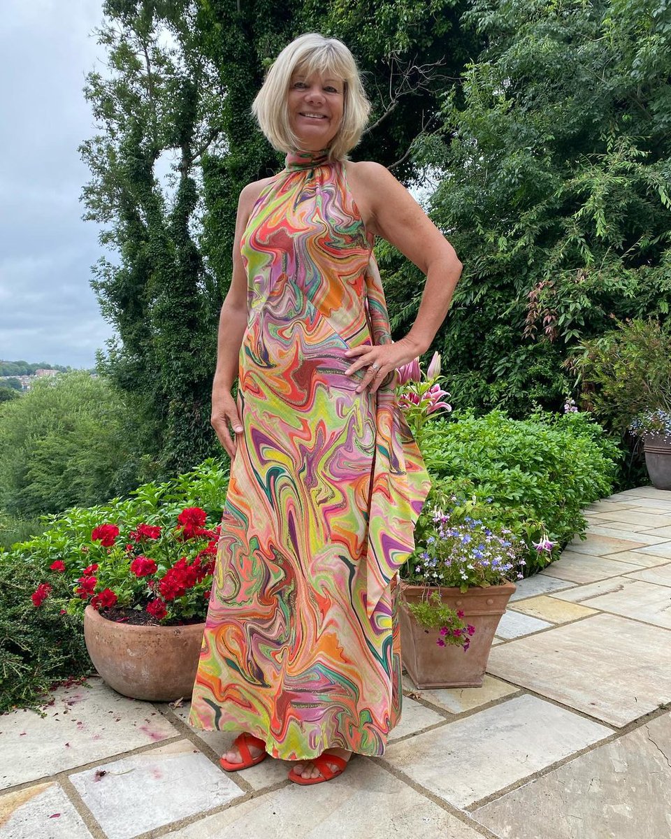 SimpMcCalls's tweet photo. How fabulous is this #V2008 dress by @jacqui367ashan ๐คฉ
Jacqui used a Pucci deadstock fabric with vibrant colours and swirl print to create this gorgeous statement gown.
V2008 is a full length bias cut dress designed with the iconic Tom & Linda Platt.
https://t.co/8ba5r73Eow https://t.co/PthX2zZ94U