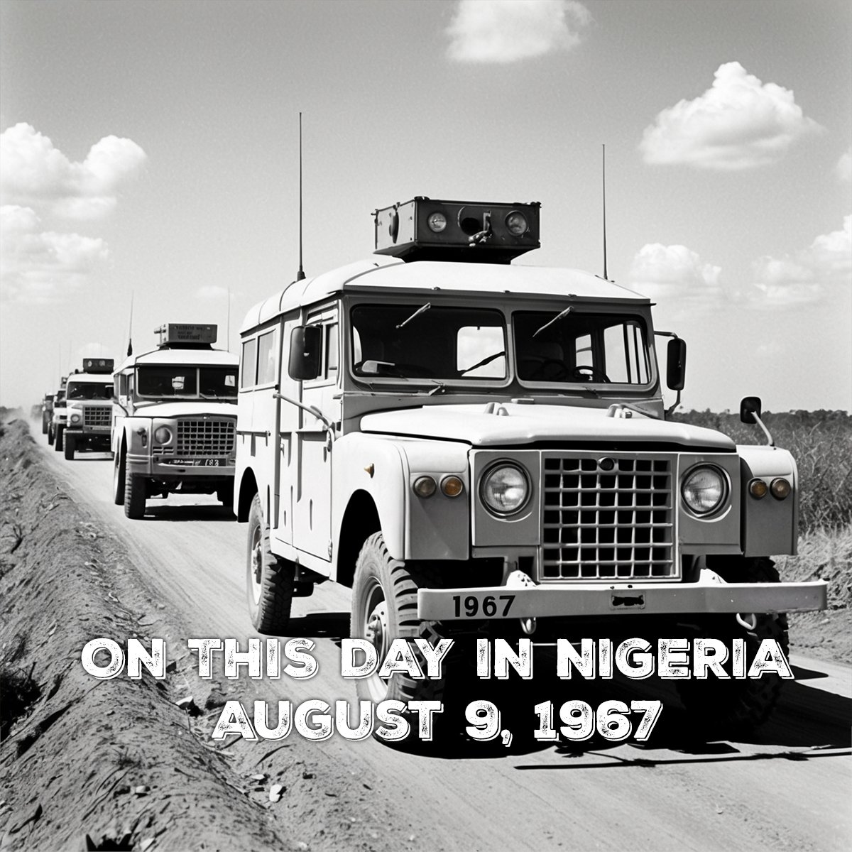 AskNigeriaNews's tweet photo. August 9, 1967 - Biafran forces, led by the breakaway Republic of Biafra, initiated a military incursion into Midwestern Nigeria through the town of Asaba in Aniomaland.  How do you believe this incident changed history? 🏛️📜🎓 #changehistory #town #biafran https://t.co/sjLZxJ58yp