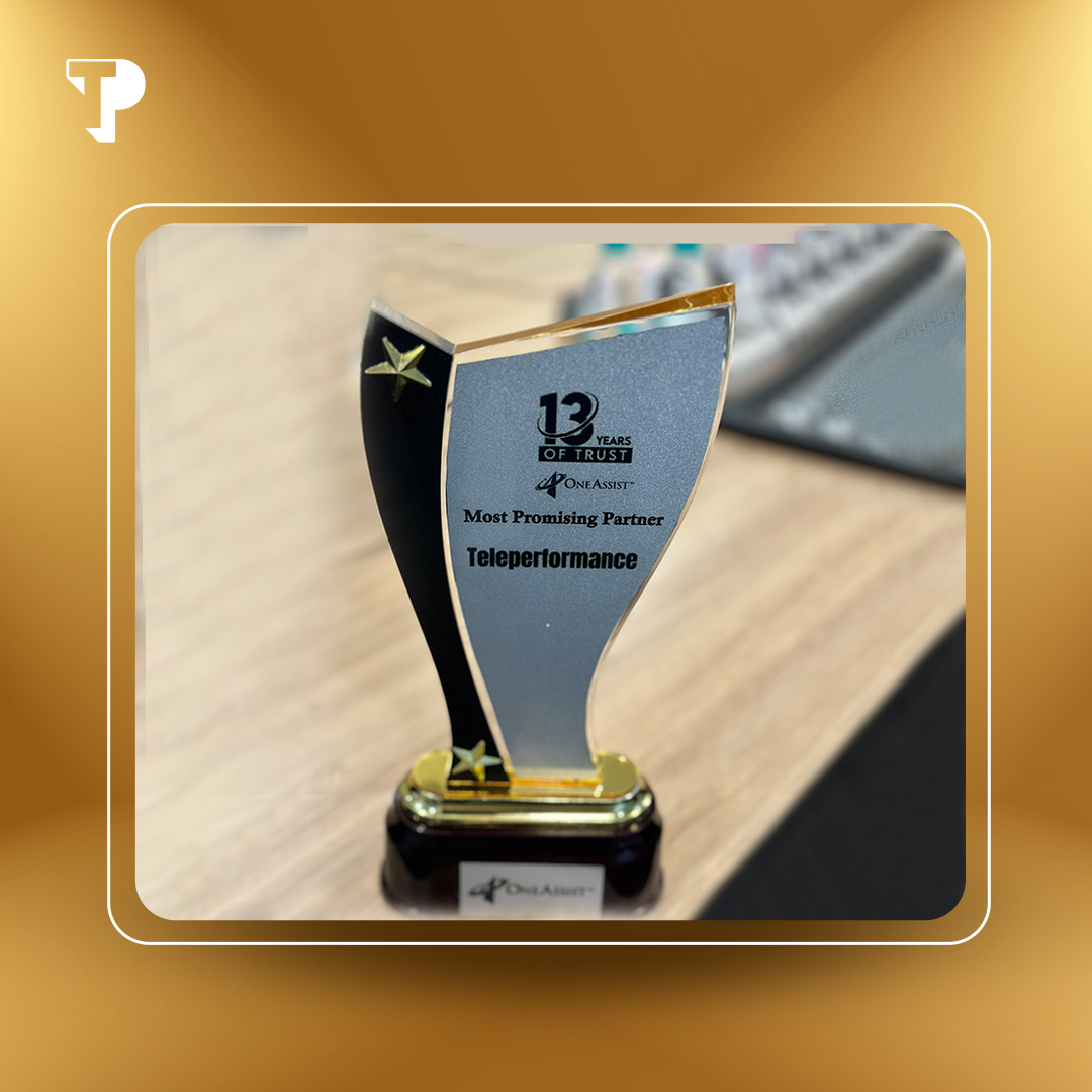 TPIndiaOfficial's tweet photo. We are excited to announce that Teleperformance has received the "Most Promising Partner" award during OneAssist's 13th anniversary celebration! 🎉

Here’s to achieving more milestones in the future! 🏆

#TPIndia #PartnershipExcellence #InspiredToBeTheBest #BusinessExcellence https://t.co/HKuETNNfwA