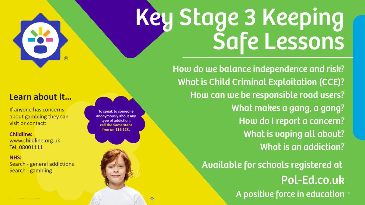 Pol_Ed_UK's tweet image. As part of our Summer series, today we&apos;re showcasing our #KeyStage3 Keeping Safe lessons. These resources are available at no cost to schools in Bedfordshire, Northumbria, and West Yorkshire police force areas.
#APositiveForceInEducation
#KeepingChildrenSafe