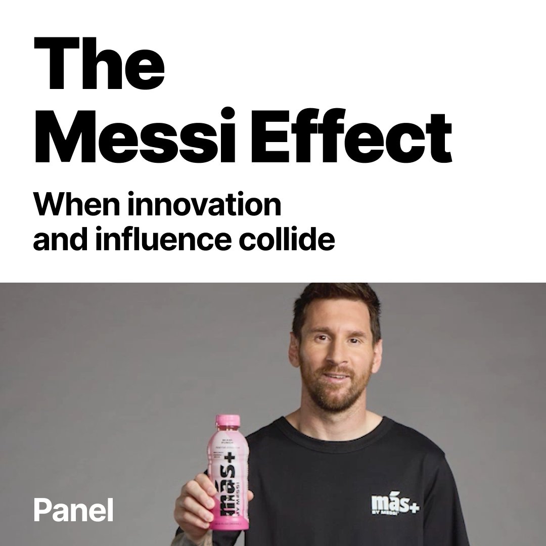 VCCP's tweet photo. ⚽ ️From soccer legend to entrepreneur, Messi launches Más+ by Messi, a new hydration drink. Hear how he's redefining industries beyond the field.

🗳️ Vote for this session at #SXSW 2025 https://t.co/yYF4iuGccd https://t.co/EruEhy0oOW