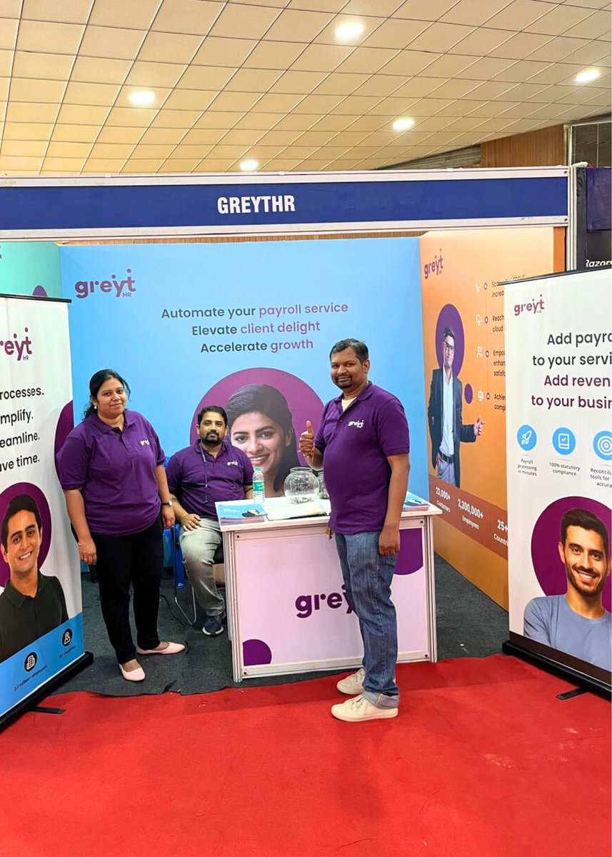 greythr2's tweet photo. We’re thrilled to be part of the 56th Regional Conference of SIRC of ICAI, happening today and tomorrow at Tripura Vasini Palace Grounds, #Bengaluru! 🎉
📍 Booth No: C32, don’t miss this chance to connect with us!
#ICAIConference #HRTech #greytHR #Networking #NotJustGoodGetGreyt https://t.co/fVKuM3L7is