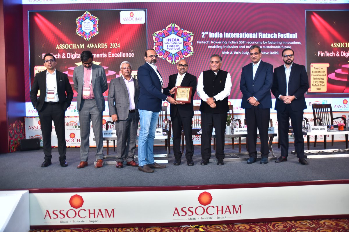 🌟 Exciting News! 🌟 <a href="/AccuraScan/">Accura Scan</a>  has been awarded 'Excellence in Innovation &amp; Technology' by <a href="/ASSOCHAM4India/">ASSOCHAM</a>  at the 2nd India Fintech Summit!

Blog link: accurascan.com/blog/accura-sc…

#AccuraScan #Fintech #Innovation #Technology #KYC #Biometrics #ExcellenceAward #Assocham