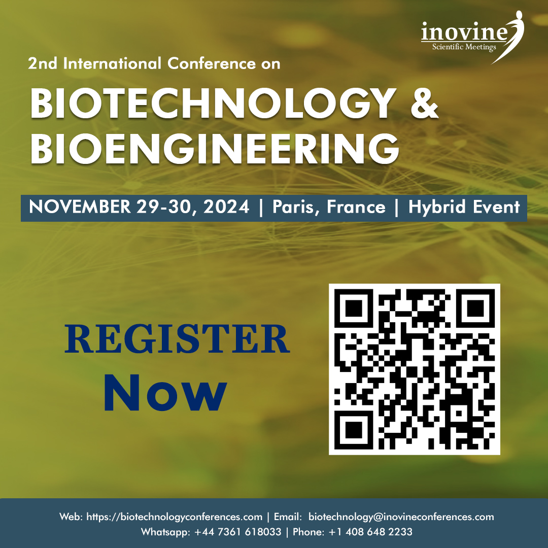 BiotechConf's tweet photo. @InovineMeetings is Inviting #globalresearchers to join our #Biotech #Conference in #Paris2024 
#conference #congress #events #globalsummit #biotech #biopharmacy #bio #bioengineering #Biopharma #Pharmaceuticals #Biopharmaceuticals
#Biotech #DrugDevelopment #PharmaResearch https://t.co/zp88v5nHhx