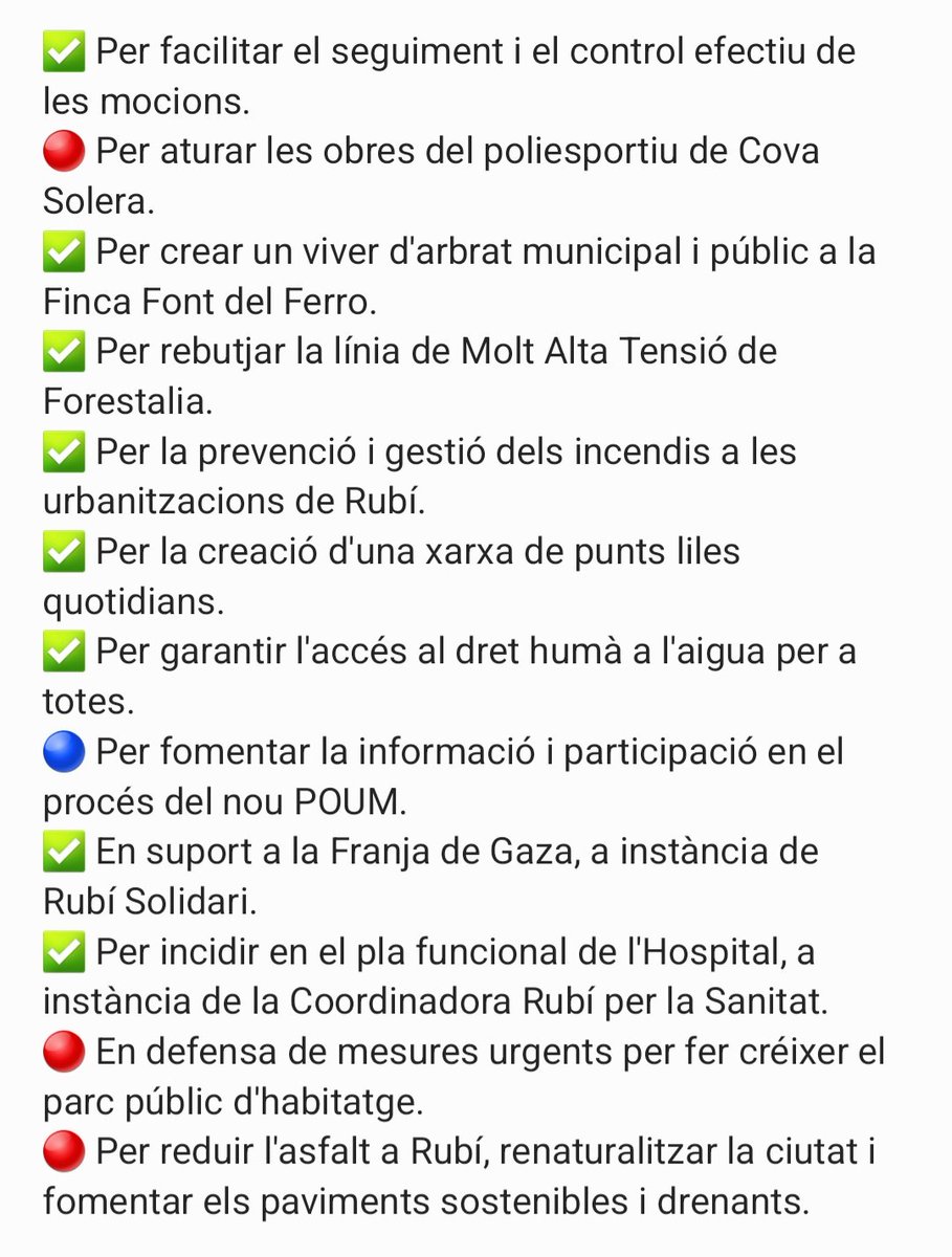 AUP_Rubi's tweet photo. Aquest primer any de mandat hem presentat 12 propostes dites i fetes per a #rubicity: pel territori, per la transparència i per garantir drets per a totes!

Pots recuperar totes les mocions en aquest enllaç 📲 https://t.co/Wx6mMLyFiz https://t.co/xLVbSRIVSR