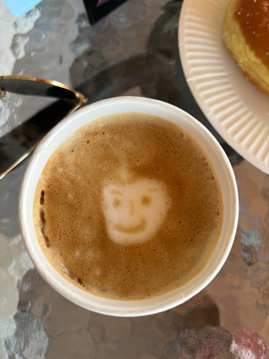 Well, if my #coffee is happy, I guess I’ll also have to be 🥹