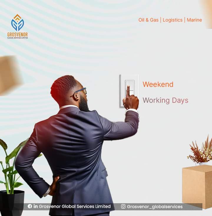 VOrfege's tweet photo. TGIF! 
The weekend is finally here!

From Oil &amp; Gas to Marine and Logistics, we're the reliable experts who keep your operations running smoothly - every day, every weekend, and every moment in between.

#grosvenorglobal 
#TGIF 
#oilandgas 
#logistics 
#marine https://t.co/Mdja0ufkqE
