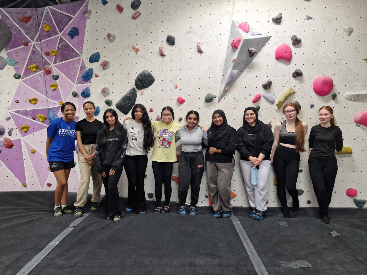 Exciting times with The Outdoor Partnership Coventry!

The project at the University of Warwick’s climbing wall brought local schools together for an 8-week program led by Sarah Ramsey.

Participants developed skills, made new friends, and many continued climbing into summer! 🌍