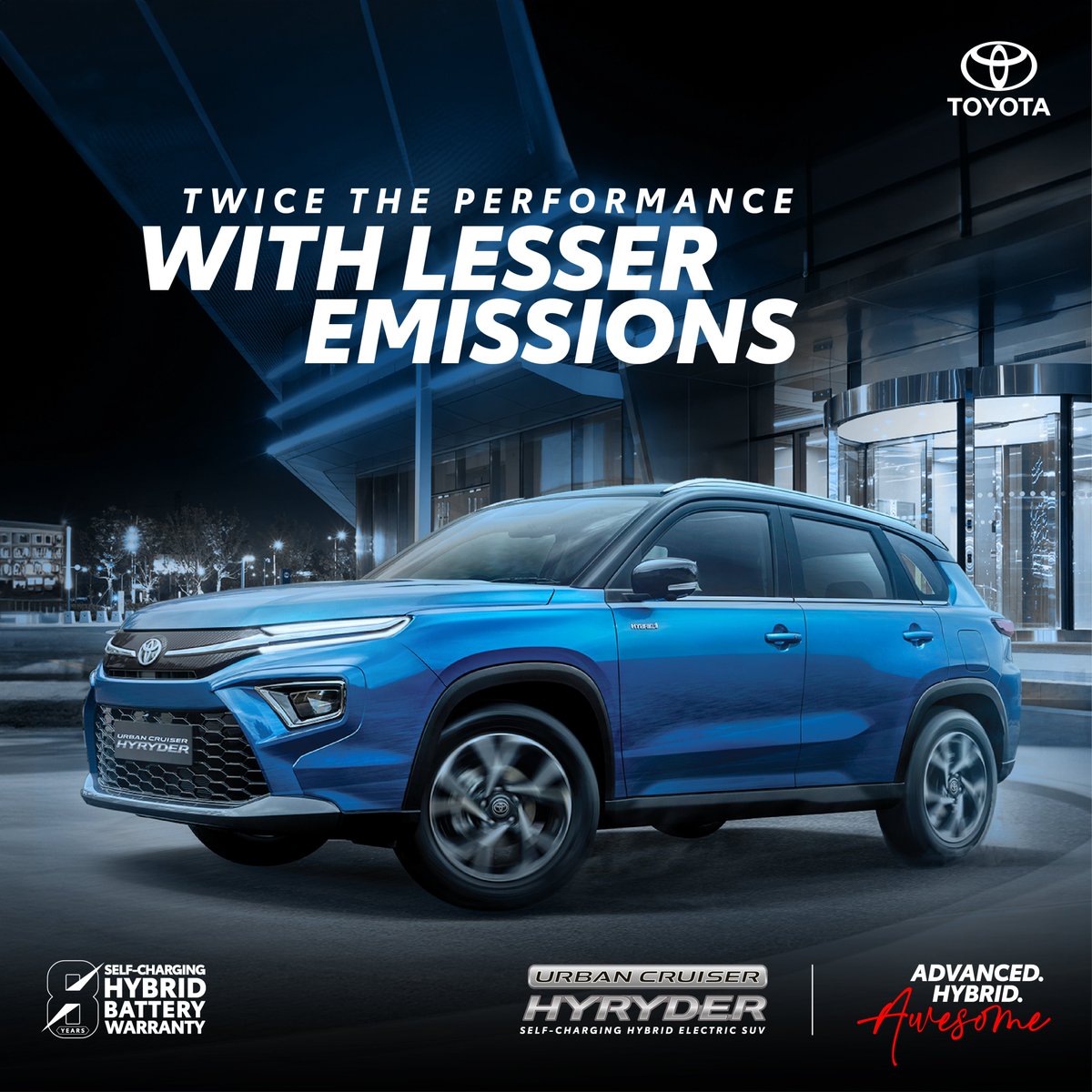 Toyota_India's tweet photo. Wherever your journey takes you, it's HY time to have fun. Visit our website for more information.

#ToyotaIndia #ItsHYTime #UrbanCruiserHyryder https://t.co/GPwakond6V
