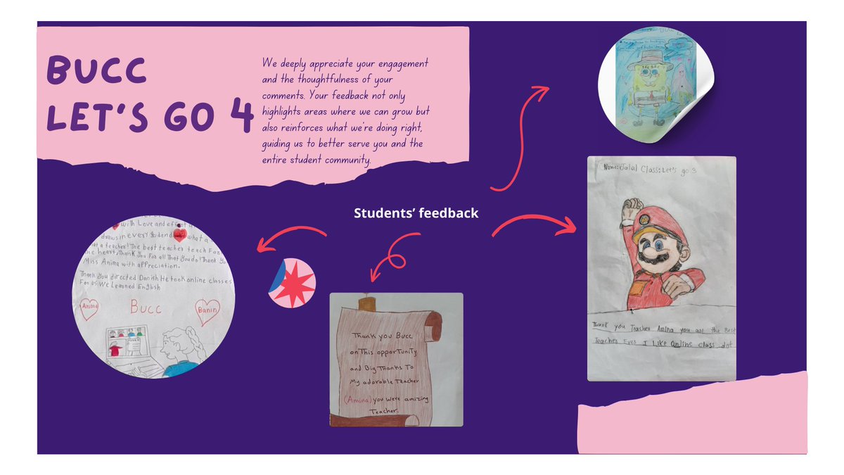 bucc_org's tweet photo. Students feedback on teachers and BUCC.

#BUCC #Studentsfeedback #1stsemester2024 https://t.co/KpVLueLlK2