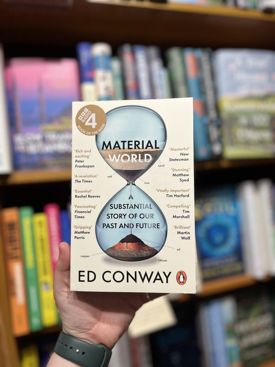 Oil. Salt. Lithium. Sand. Copper. Iron. These materials have been used by humanity for centuries, and <a href="/EdConwaySky/">Ed Conway</a> is here to explain their impact in our non fiction book of the month, Material World! 

#materialworld #edconway #nonfictionbookofthemonth #waterstonesabergavenny