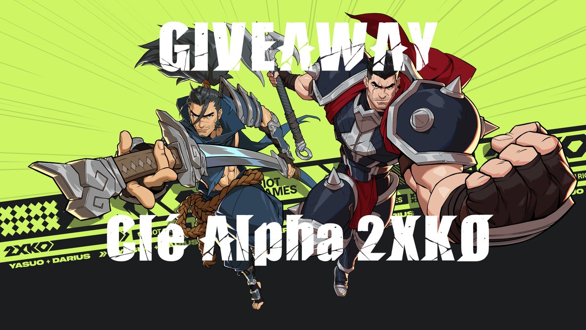 Hey! Toi, t'as pas eu ta clé ou t'as oublié de t'inscrire à #2XKO_AlphaLab, le jeu de combat de Riot Games?
 🫵😼
 
tu es bien chanceux mon gars!

On fait gagner une clé!

Pour participer c'est hyper simple:
-RT ce tweet 🔁
-Follow: <a href="/FGC_Orochi/">AO x V STAR | Orochi</a> + <a href="/vstarcollective/">V STAR</a> 

TAS à 0h00!