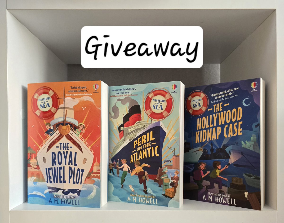 Brew_Fiction's tweet photo. To celebrate #NationalBookLoversDay thanks to @Usborne I have a set of @AMHowellwrites #mysteriesatsea series to give away to 1 lucky person.

Simply follow me, RT this post and tag a friend. 

Open to UK residents only, ends at 11.59pm on 11.8.24 
#giveaway #win #bookloversday https://t.co/MmrZ3T5rB6