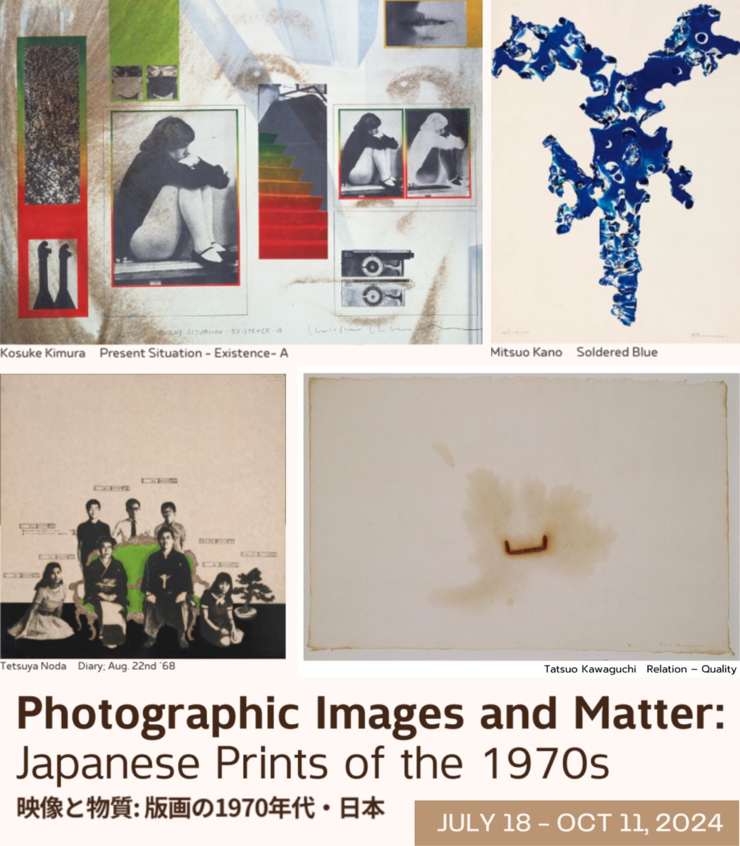 JFToronto's tweet photo. #ArtLovers, have you visited #JFTGallery exhibition:
Photographic Images &amp; Matter—Japanese Prints of the 1970s?

If you're planning to visit or have already enjoyed it, take your art experience to the next level by exploring #JFTLibrary’s books on the 1970s #JapanesePrints!
⅓ https://t.co/0z5zEflRu6
