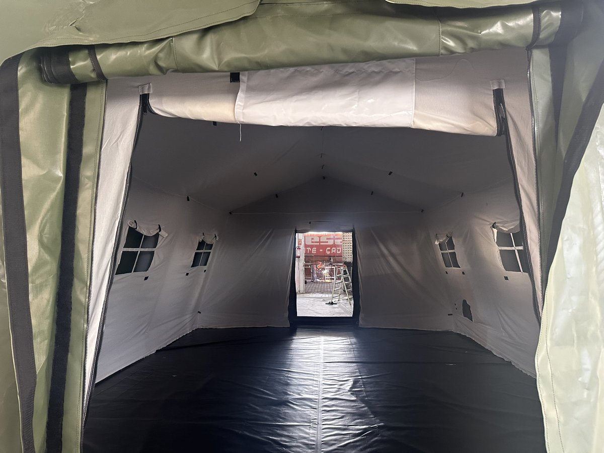 SesaTente's tweet photo. Şişme Çadır #sismecadir #inflatabletent #militarytent #armytent https://t.co/9C3C5MRlIV