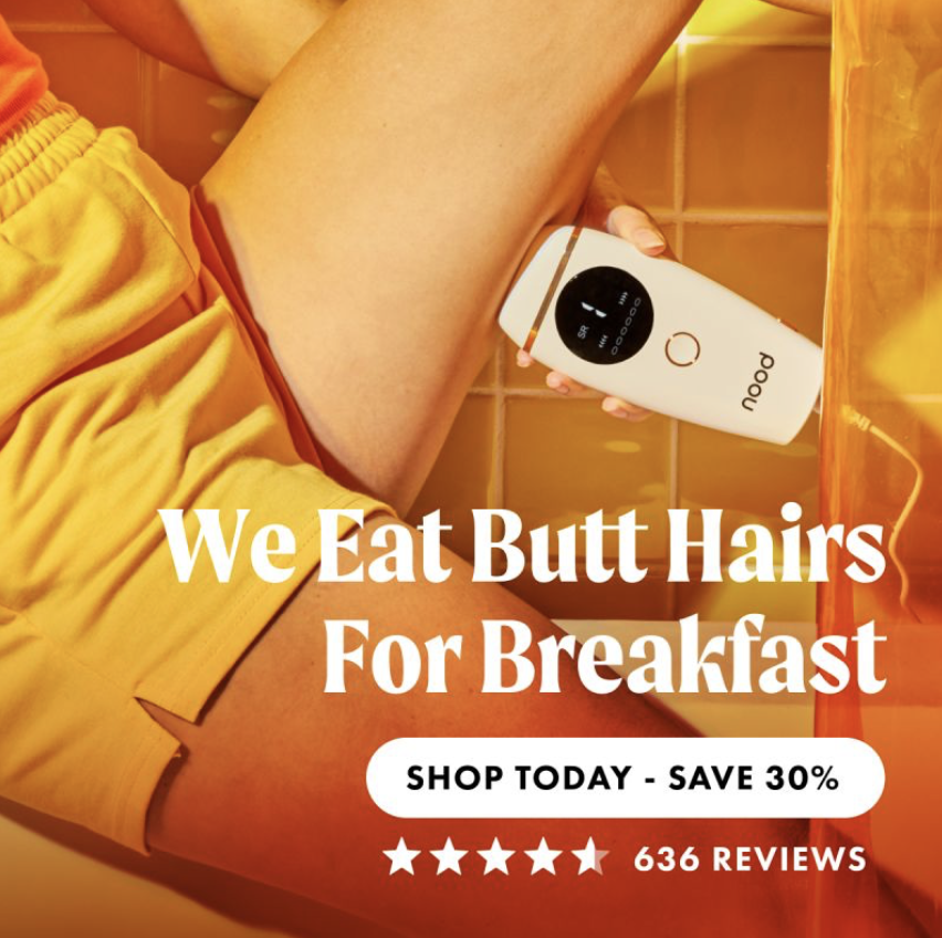 jaygamey's tweet image. Butt jokes are still in - can confirm. 🍑

Creating for the Nood brand is good stuff.

I'm sharing ads I love (some I don't love) as our team makes hundreds of ads every day.

Follow me @jaygamey  for creative inspiration or to learn more about how to make ads faster and easier.