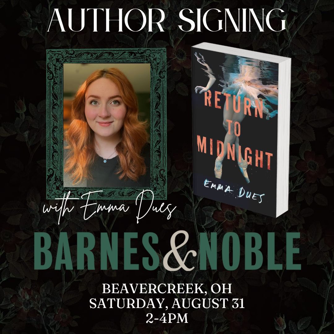 🎉BOOK SIGNING🎉 

My first official book signing is August 31! If you're in the Dayton area, come see me, get some books signed, and pick up  free art prints and bookmarks 📚