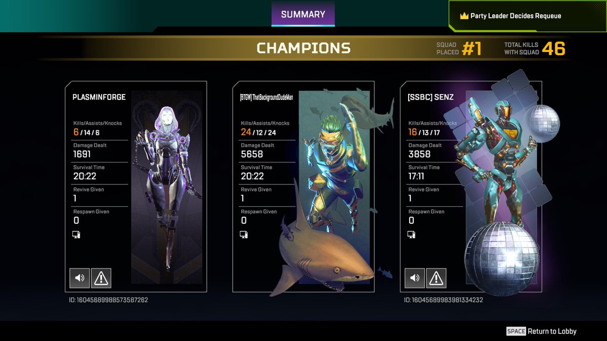 ImMorphi's tweet photo. played some apec. pubs actually fun for once. though think they should make hp bar only show health after cracking shields not always 😀 https://t.co/Rw9H1llKyD