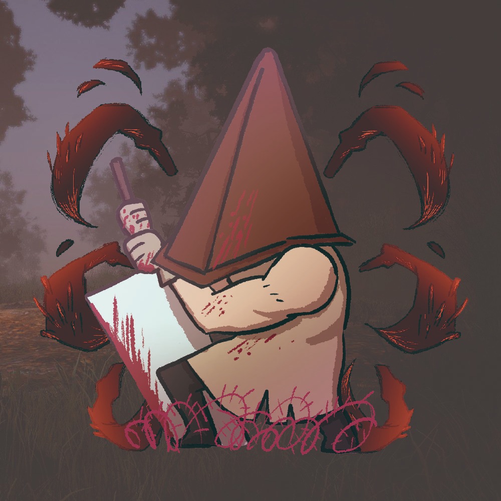 Ah... This guy
.
.
.
#DbDアート #DbDファンアート大賞 #DeadbyDaylight  #deadbydaylightfanart #dbd #dbdfanart #dbd自己紹介カード #silenthill #pyramidhead