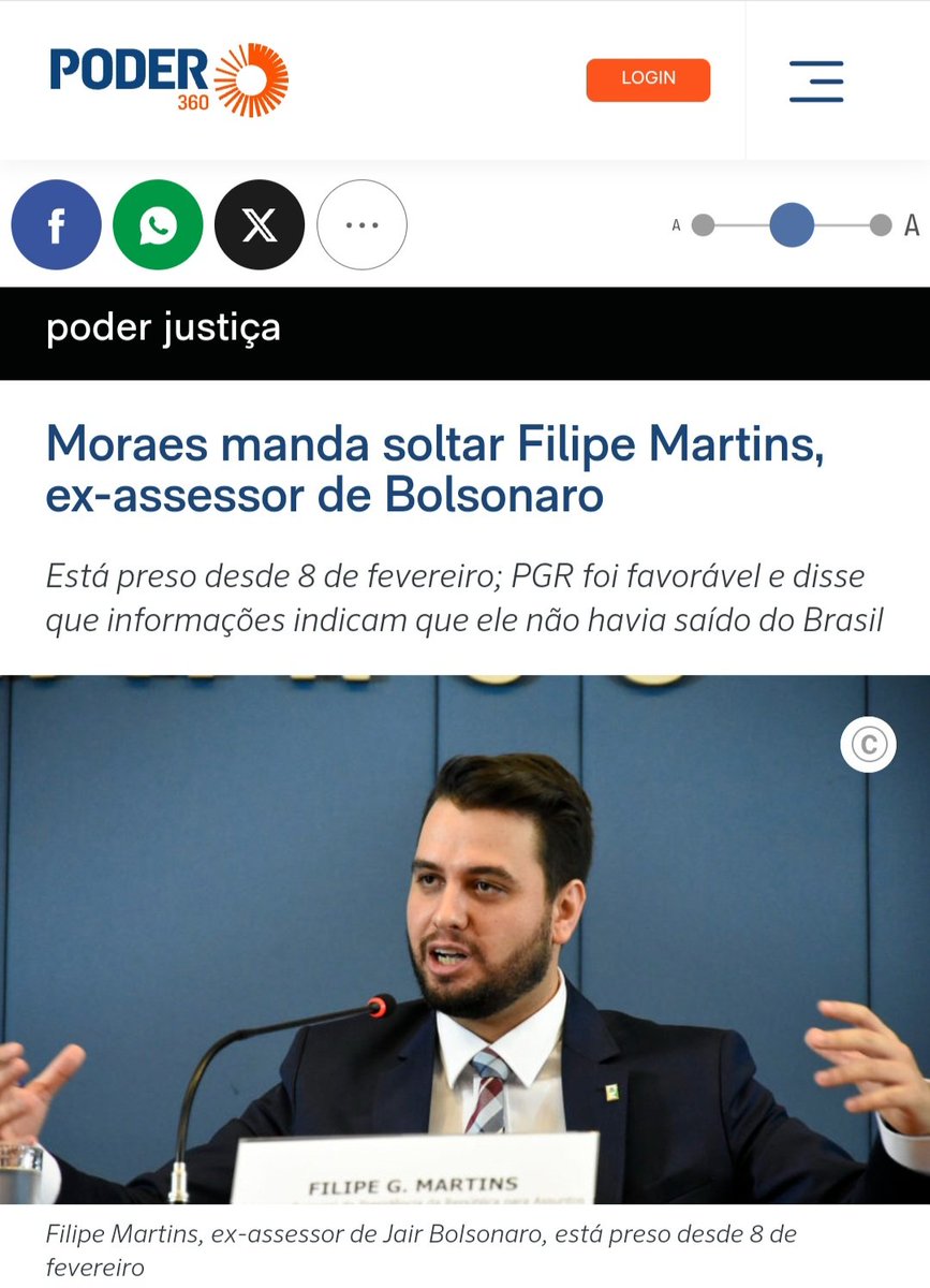 Filipe Martins liberto!!! 🙏🏼🙏🏼🙏🏼🙏🏼