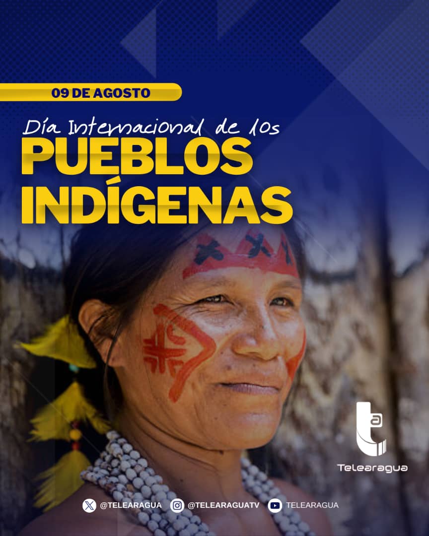#Efeméride🗓️| Cada 9 de Agosto se conmemora el Día Internacional de los Pueblos Indígenas en reconocimiento a la primera reunión de trabajo de las Naciones Unidas sobre la población Indígena que tuvo lugar en Ginebra en 1982👏💯.

#Telearagua #Aragua #Efeméride #Venezuela