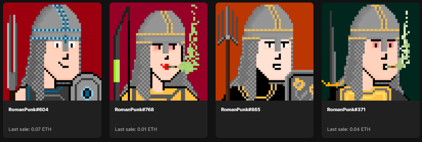 RomanPunksNFT's tweet photo. Chainmail FTW! #romanpunks https://t.co/o5ybX8YzBe