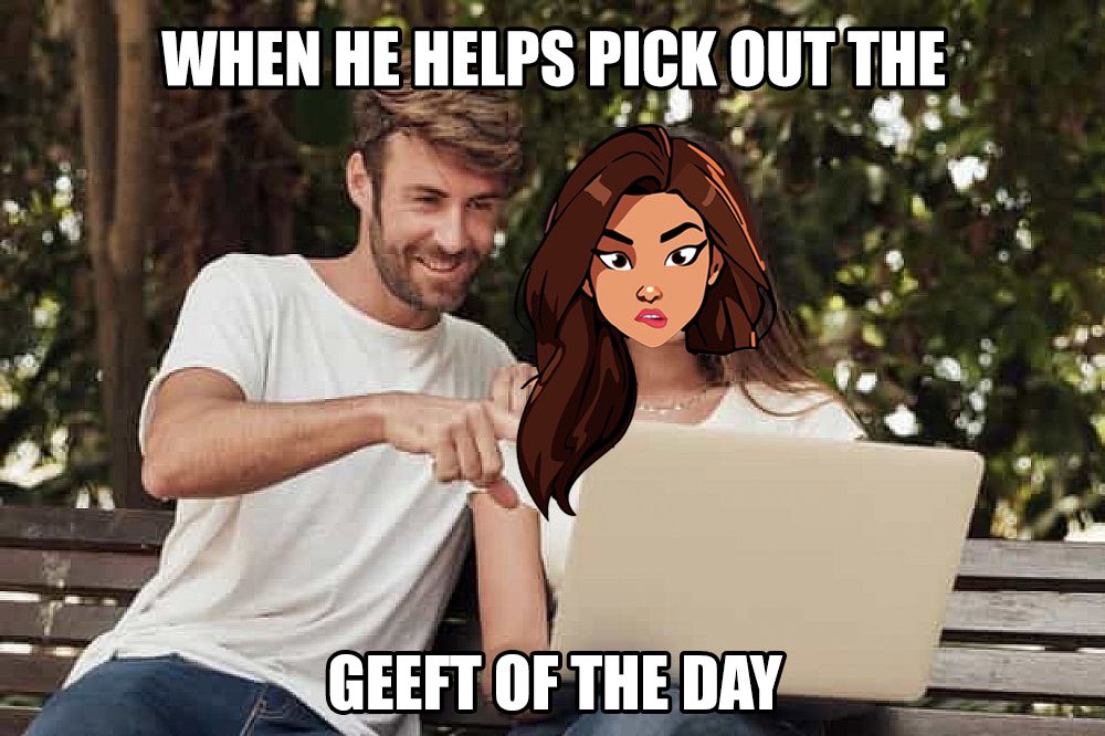 Geeft369's tweet photo. Choosing the $GEEFT of the day because why settle for less? 🎁 https://t.co/02CPNCjP8H