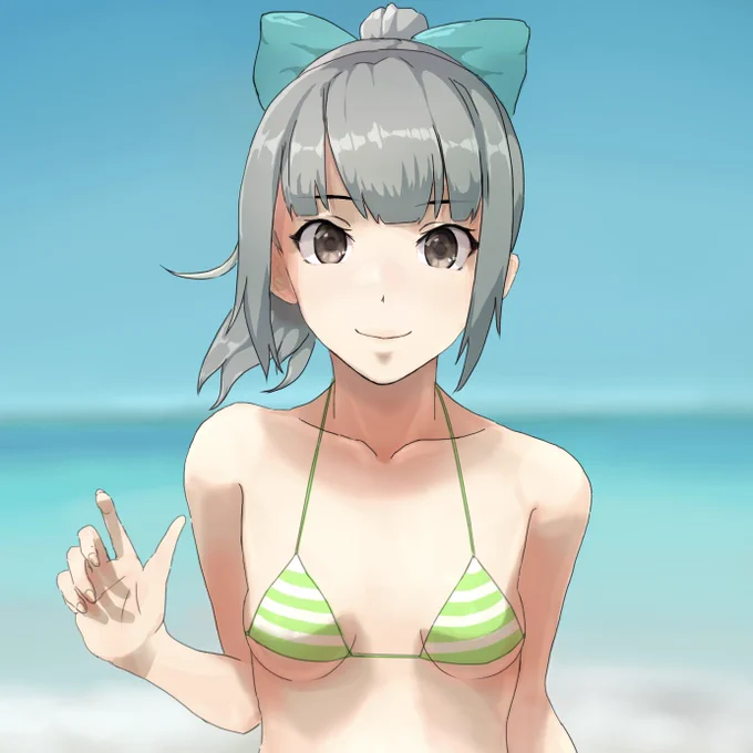 #このタグをみた人はド正面イラストを貼る証明写真みたいになるよね! 
