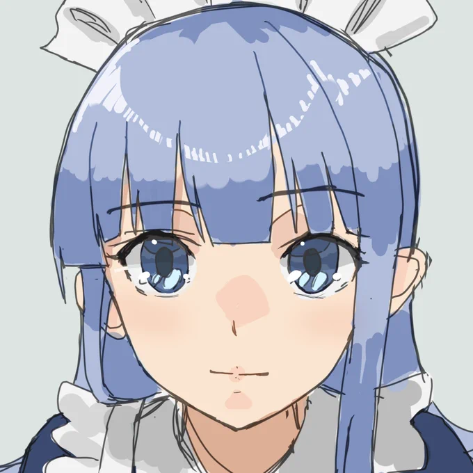 #このタグをみた人はド正面イラストを貼る証明写真みたいになるよね! 