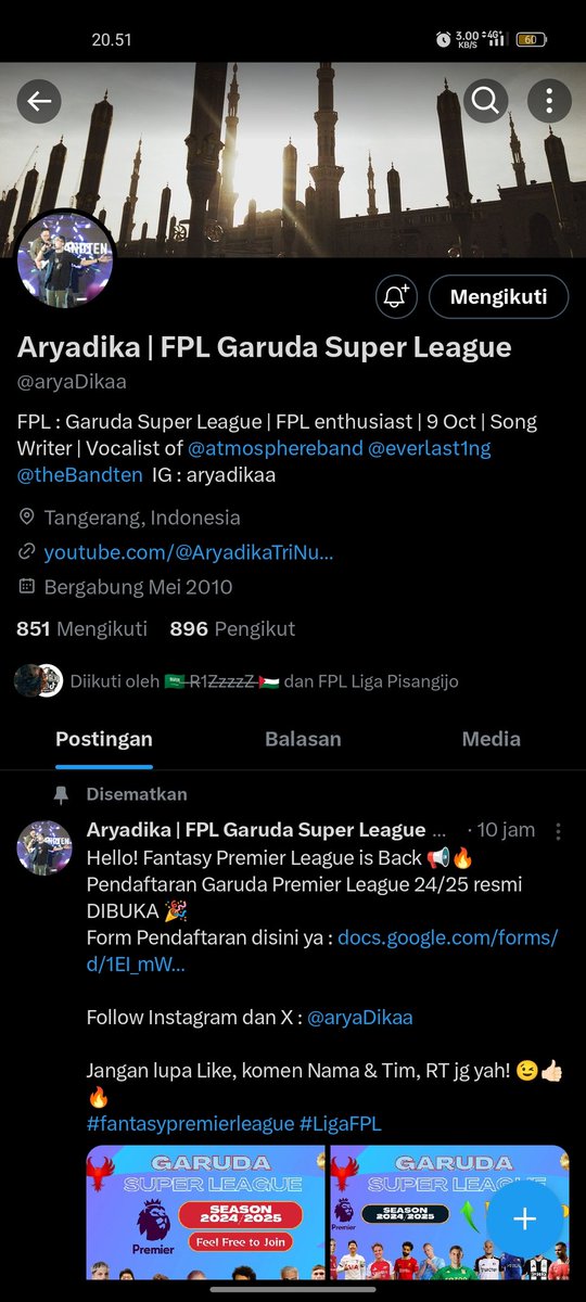 khairulfikry8's tweet photo. @aryaDikaa Tim : FPL NOER 
Manager: Fikri Noer https://t.co/4GEV4VowFM