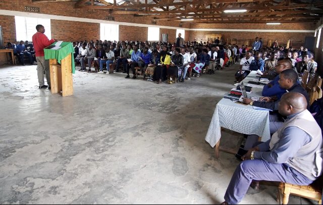 On 8th August 2024, Shyira Youth leaders attended a youth camp at Buhuga Secondary School, Ven. Alain and Diocesan HR Rev.Richard and other Rev’ds urged young leaders to serve God quoting  Timothy 4:12, avoid temptations. The Gakenke district leaders and  Police where present