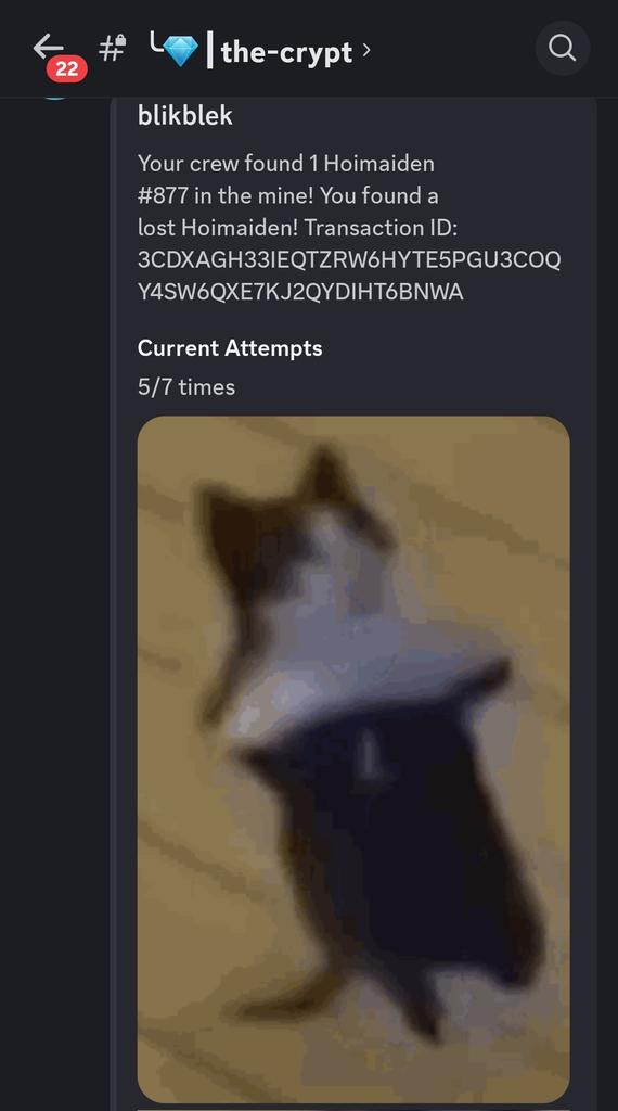 jigglypicture's tweet image. In case you didn&apos;t know... the @ALGOMONZ mines are back up and running, and my monz just brought me back a @Hoimaiden from the crypt!!! LFG!!!