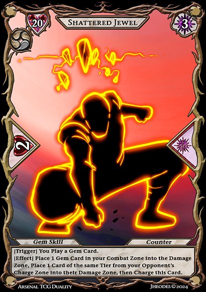 ArsenalLcg's tweet photo. The power of gems and the focus of energy. #arsenaltcg #chooseyourweapon https://t.co/haIXSANxzp